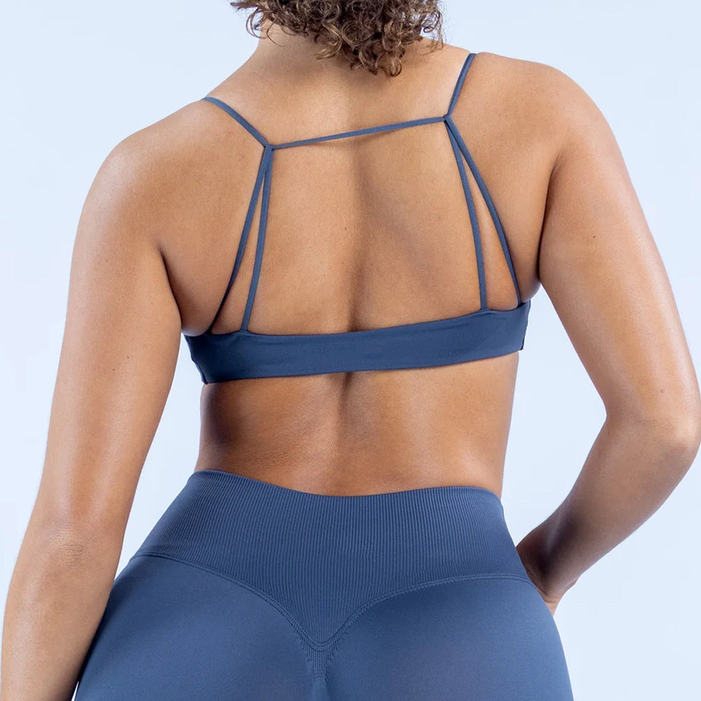 Strappy Sports Fitness Seamless Activewear Bra