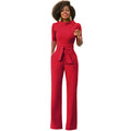 Casual Turtle Neck Jumpsuit