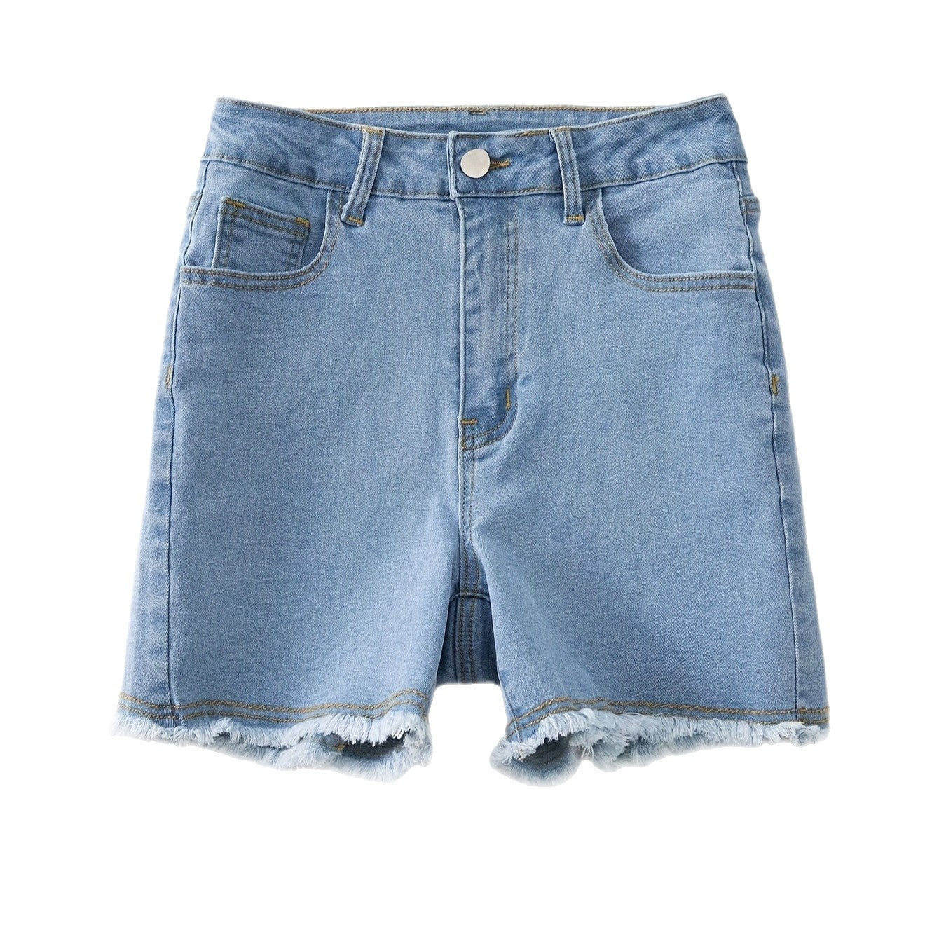 Sweet Bow-Knot Bodycon Denim Shorts For Women