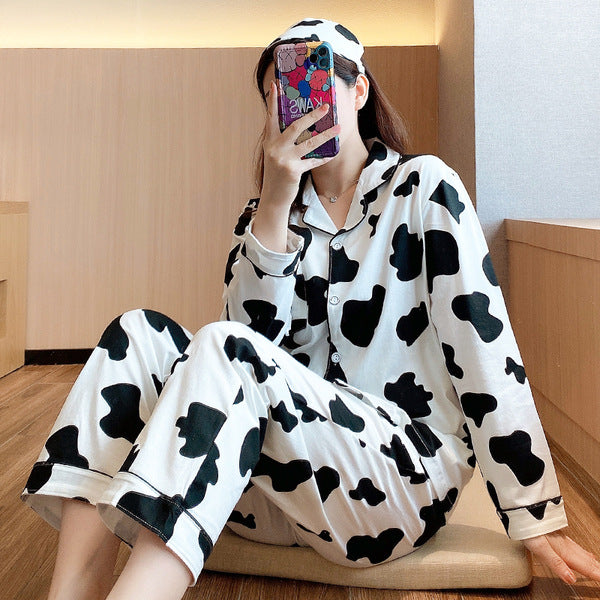 Womens Long-sleeve Pajama Sets For Wearing Outside