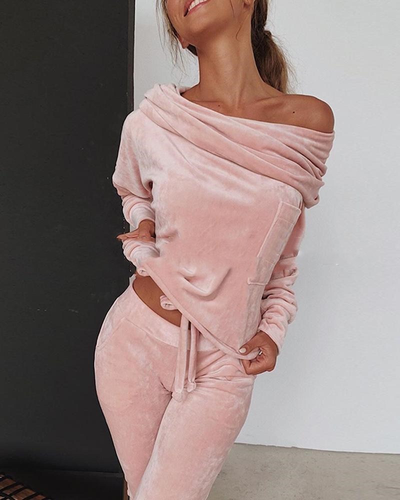 Women's Pants Set Fashion Casual Set