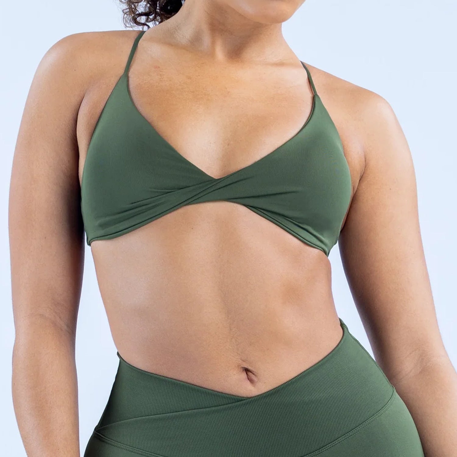 Strappy Sports Fitness Seamless Activewear Bra