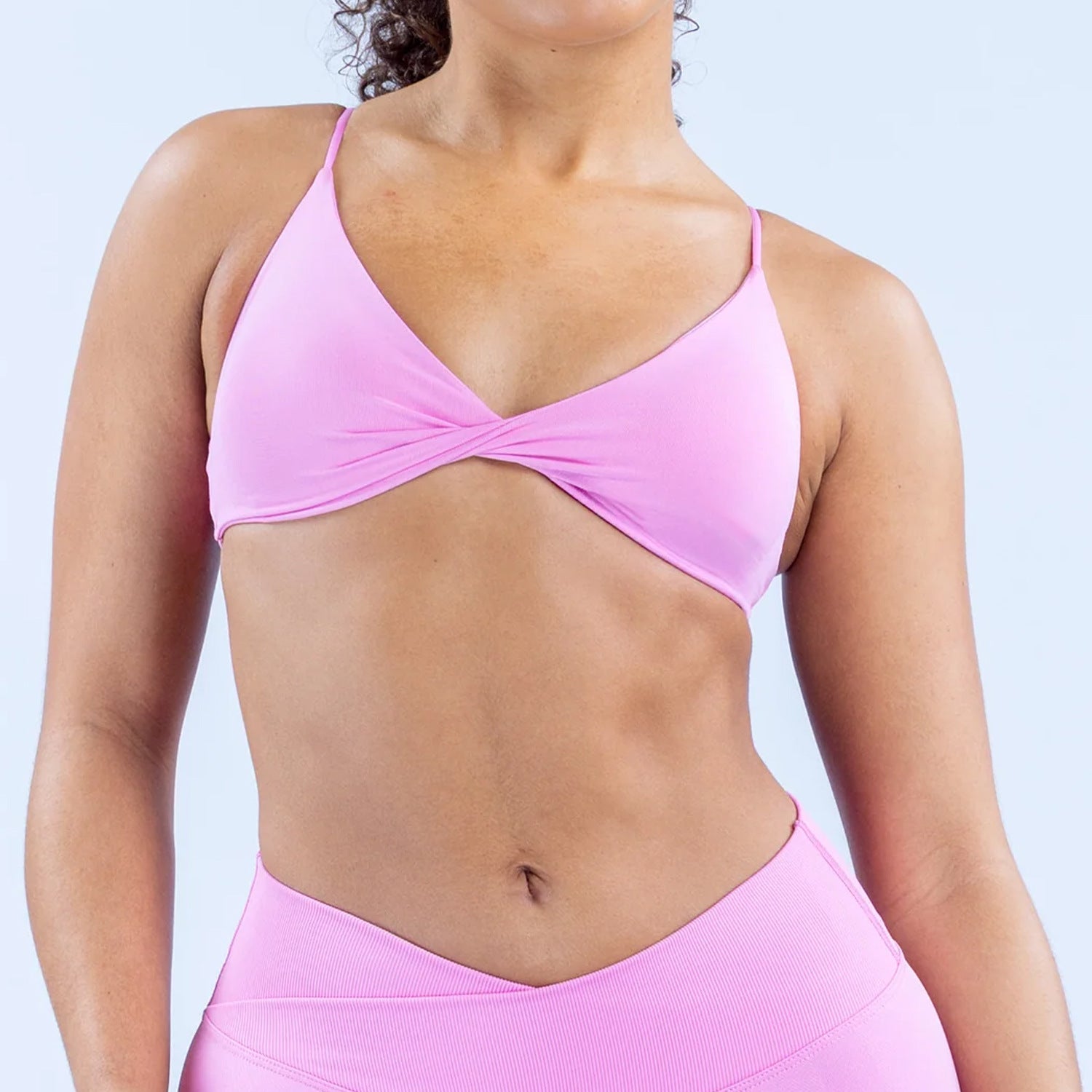 Strappy Sports Fitness Seamless Activewear Bra