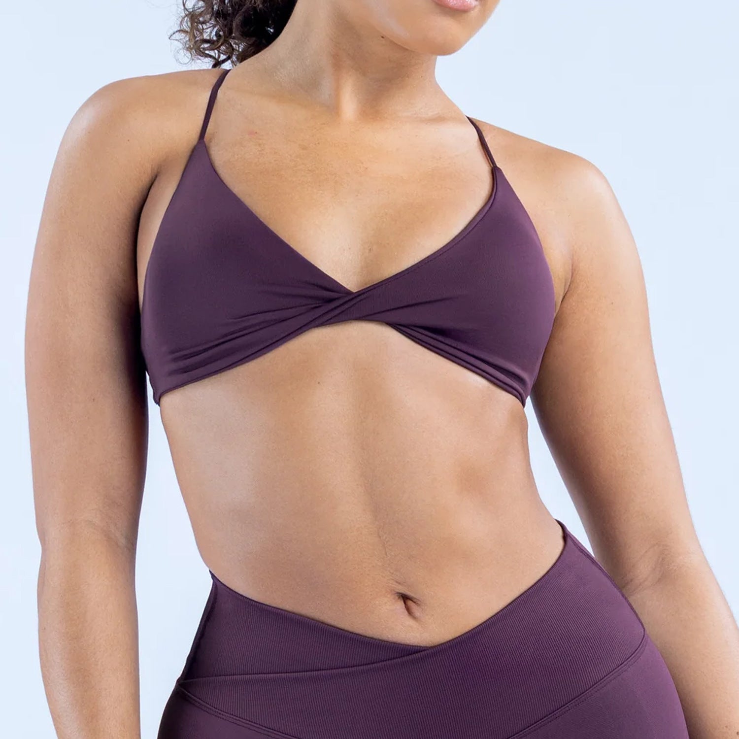 Strappy Sports Fitness Seamless Activewear Bra